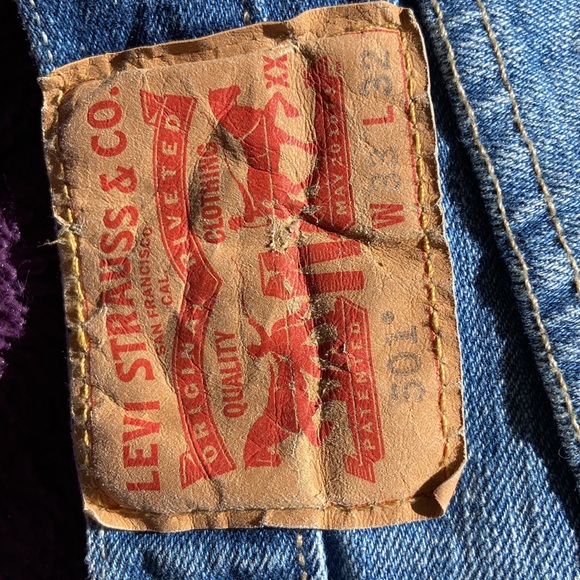 VINTAGE LEVI’s 501 button fly Jeans - Picture 4 of 5
